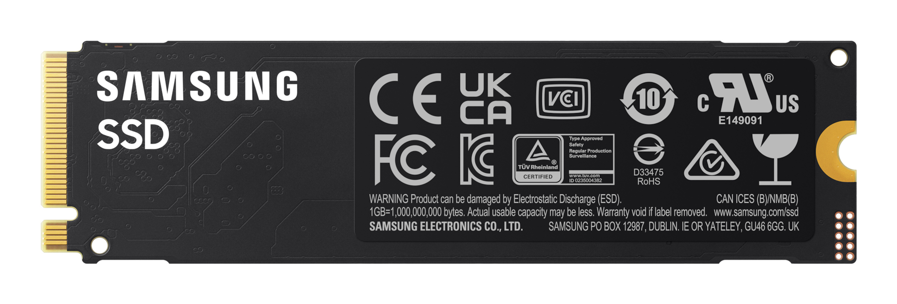SSD 1TB Samsung M.2 PCI-E NVMe Gen4 990 Basic retail - Afbeelding 3