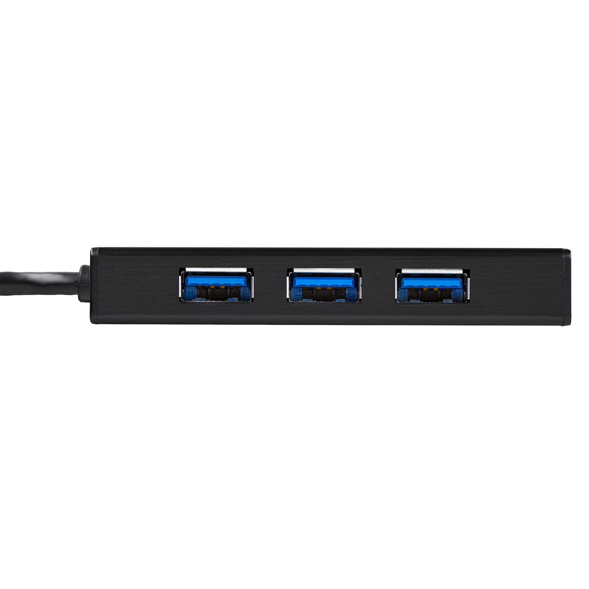 StarTech.com 3-poorts draagbare USB 3.0-hub plus Gigabit Ethernet - 5Gbps - aluminium met geintegreerde kabel - Afbeelding 6