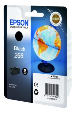 Epson Globe 266 Wereldbol afzonderlijke zwarte inkt - Afbeelding 3