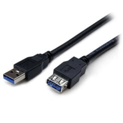 StarTech.com 2 m zwarte SuperSpeed USB 3.0 (5Gbps) verlengkabel A naar A - M/F - Afbeelding 2