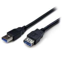 StarTech.com 2 m zwarte SuperSpeed USB 3.0 (5Gbps) verlengkabel A naar A - M/F