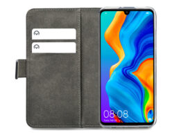 Mobilize Classic Gelly Wallet Book Case Huawei P30 Lite/P30 Lite New Edition Black - Afbeelding 2