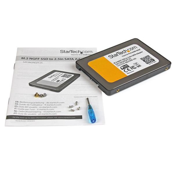 StarTech.com M.2 SSD naar 2,5 inch SATA III-adapter NGFF Solid-State Drive Converter met beschermende behuizing - Afbeelding 4