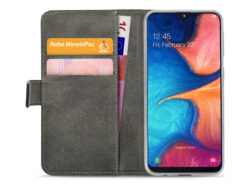 Mobilize Classic Gelly Wallet Book Case Samsung Galaxy A20e Black - Afbeelding 2