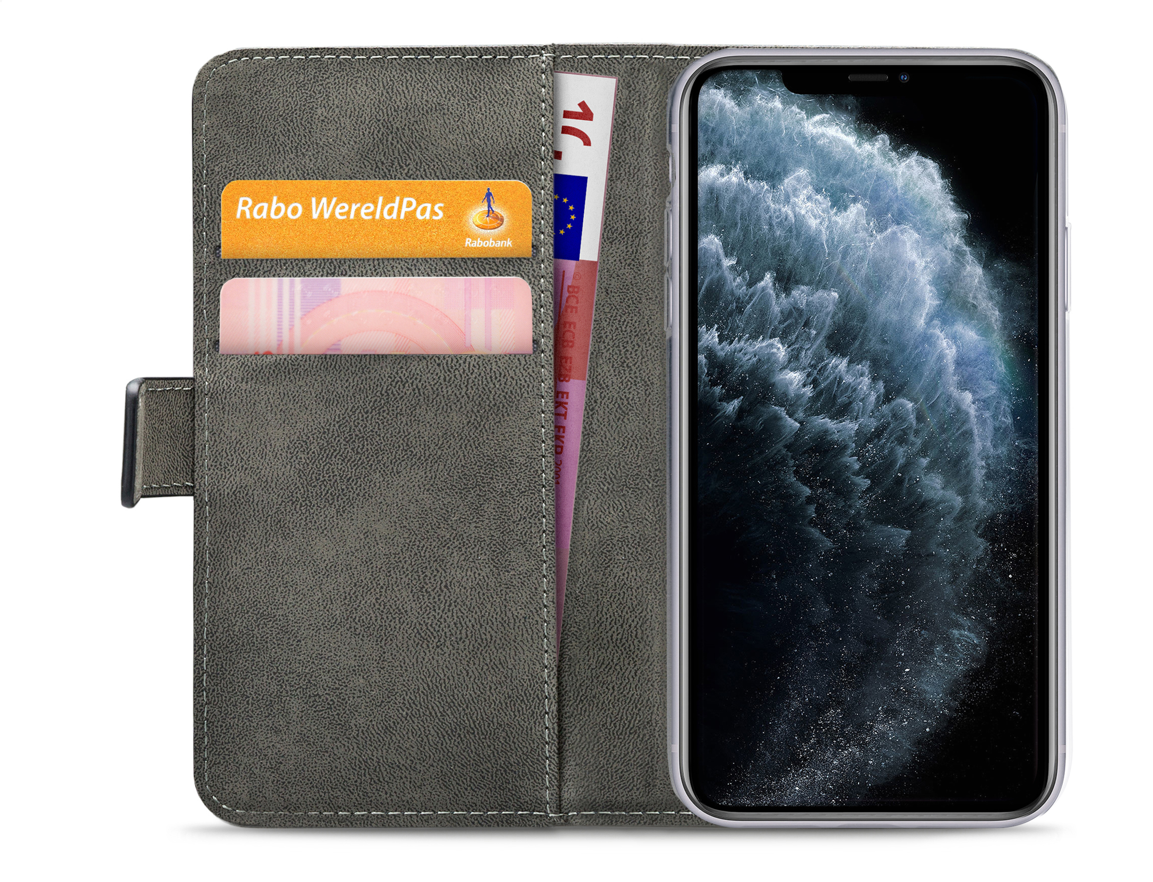 Mobilize Classic Gelly Wallet Book Case Apple iPhone 11 Pro Black - Afbeelding 2