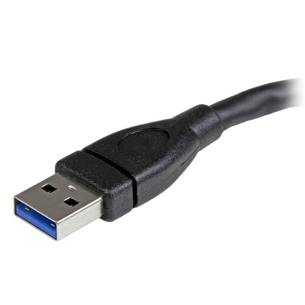 StarTech.com USB 3.0 (5Gbps) A naar A verlengkabel mannelijk / vrouwelijk - 15cm - zwart - Afbeelding 3