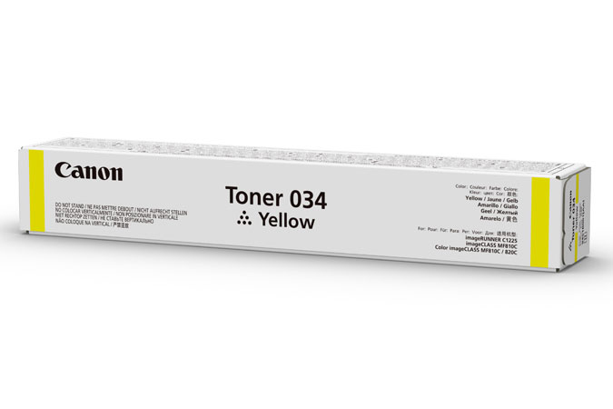 Canon 034 tonercartridge 1 stuk(s) Origineel Geel - Afbeelding 2