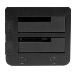 StarTech.com Dual-Bay USB 3.0 naar SATA en IDE HDD Docking Station, 5 Gbps Hard Drive Dock, Externe 2.5/3.5" SATA I/II/III en IDE (40 pin) SSD/HDD Docking Station, Hot-Swap Hard Drive Bays, Top-Loading - Afbeelding 3
