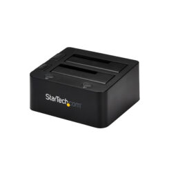 StarTech.com Dual-Bay USB 3.0 naar SATA en IDE HDD Docking Station, 5 Gbps Hard Drive Dock, Externe 2.5/3.5" SATA I/II/III en IDE (40 pin) SSD/HDD Docking Station, Hot-Swap Hard Drive Bays, Top-Loading - Afbeelding 6