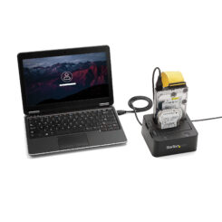 StarTech.com Dual-Bay USB 3.0 naar SATA en IDE HDD Docking Station, 5 Gbps Hard Drive Dock, Externe 2.5/3.5" SATA I/II/III en IDE (40 pin) SSD/HDD Docking Station, Hot-Swap Hard Drive Bays, Top-Loading - Afbeelding 5