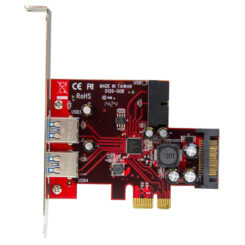 StarTech.com 4 Port PCI Express USB 3.0 Kaart - 5Gbps - 2 Extern & 2 Intern - SATA Voeding - UASP Support - 2 Moederbord Headers - Afbeelding 3