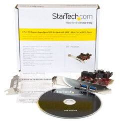 StarTech.com 4 Port PCI Express USB 3.0 Kaart - 5Gbps - 2 Extern & 2 Intern - SATA Voeding - UASP Support - 2 Moederbord Headers - Afbeelding 6