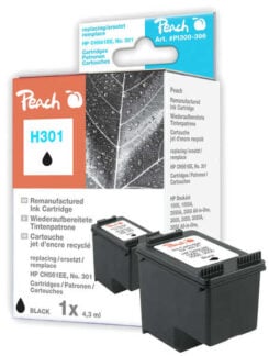Peach 316238 inktcartridge 1 stuk(s) Zwart