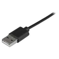 StarTech.com 1m USB-A naar USB-C Laadkabel, Charge & Sync, 3A, USB 2.0, USB-IF Gecertificeerd - Zwarte USB Oplaadkabel - Afbeelding 5