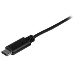 StarTech.com 1m USB-A naar USB-C Laadkabel, Charge & Sync, 3A, USB 2.0, USB-IF Gecertificeerd - Zwarte USB Oplaadkabel - Afbeelding 4