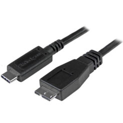 StarTech.com 1m USB-C naar Micro USB-B Kabel, USB 10Gbps, 3A, Type C naar Micro-B Data Transfer Kabel