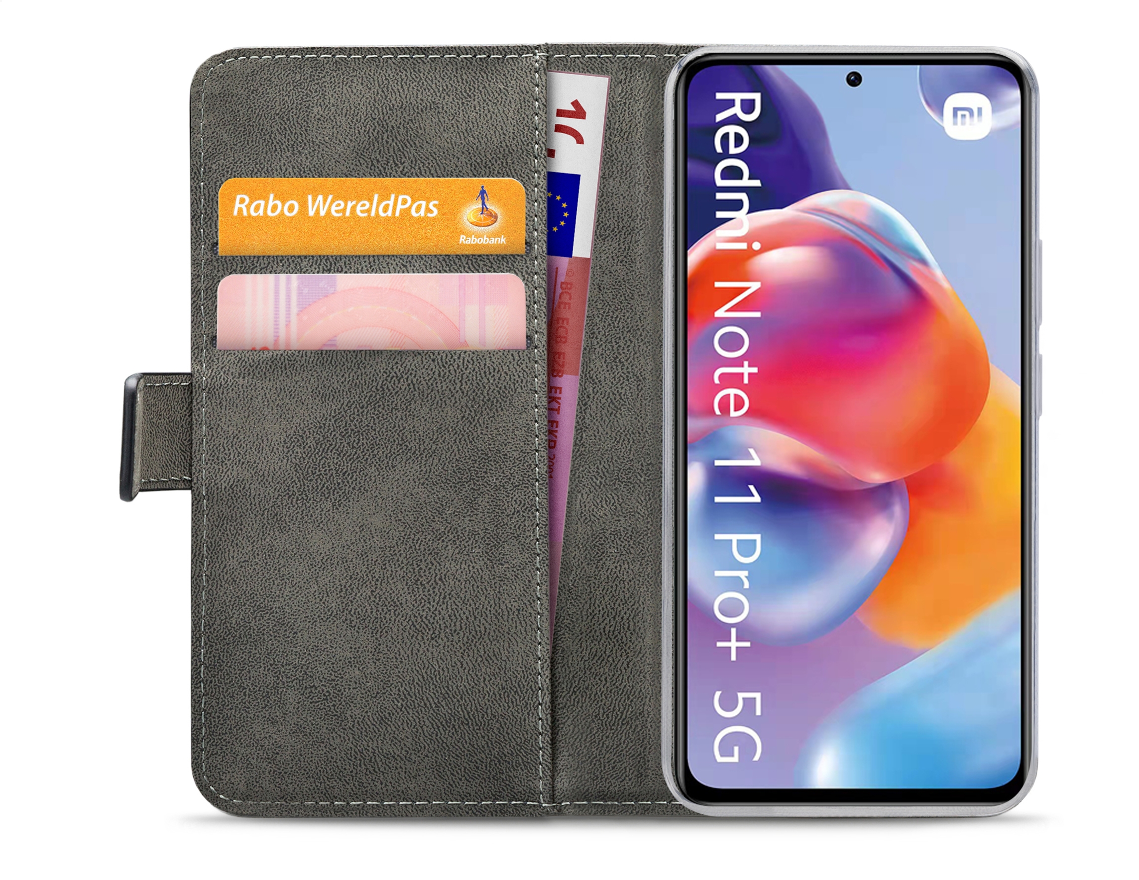 Mobilize Classic Gelly Wallet Book Case Xiaomi Redmi Note 11 Pro+ 5G Black - Afbeelding 3