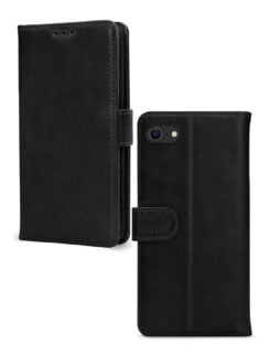 Mobilize Leather Wallet Apple iPhone 6/6S/7/8/SE (2020/2022) Black