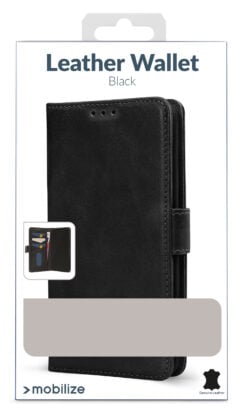 Mobilize Leather Wallet Apple iPhone 6/6S/7/8/SE (2020/2022) Black - Afbeelding 5