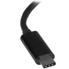 StarTech.com USB-C naar Gigabit Ethernet Adapter, Zwart, Thunderbolt 3 / 4 Compatibel, Windows & Mac , USB Type-C naar RJ45 LAN GbE Netwerkadapter - Afbeelding 3