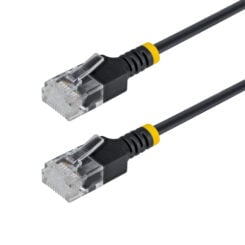 StarTech.com 4m Ultra Dunne Cat6a Netwerkkabel, Zwart, UTP, 34AWG Puur Massief Koperdraad, Dunne RJ45 Patchkabel, Individueel Getest - Afbeelding 2