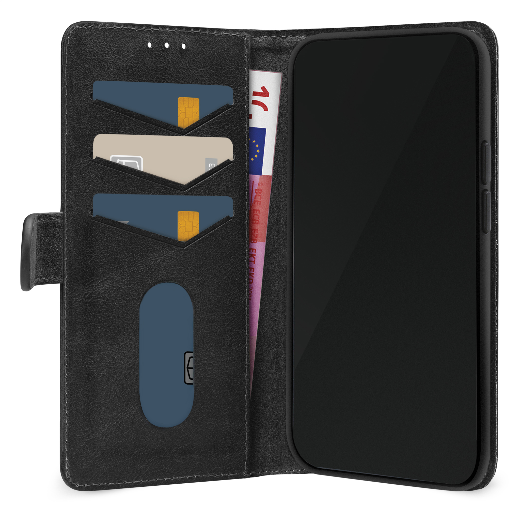 Mobilize Premium Gelly Wallet Book Case Apple iPhone 13/14/15 Black - Afbeelding 2