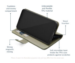 Mobilize Premium Gelly Wallet Book Case Apple iPhone 13/14/15 Green - Afbeelding 4