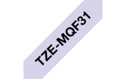 Brother TZE-MQF31 labelprinter-tape Zwart