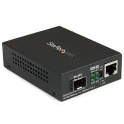 StarTech.com Gigabit ethernet glasvezel media converter met open SFP slot - Afbeelding 2
