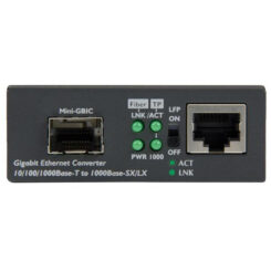 StarTech.com Gigabit ethernet glasvezel media converter met open SFP slot - Afbeelding 3