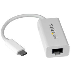 StarTech.com USB-C naar Gigabit Ethernet Adapter, Wit, Thunderbolt 3 / 4 Compatibel, Windows & Mac, USB Type C naar RJ45 LAN Netwerkadapter - Afbeelding 2
