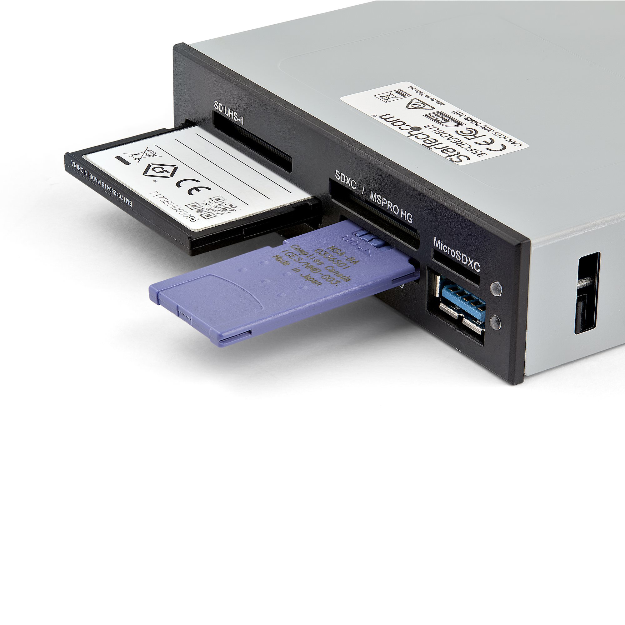 StarTech.com 3,5" Interne multi-kaartlezer met UHSII ondersteuning - USB 3.0 memory card reader - Afbeelding 5