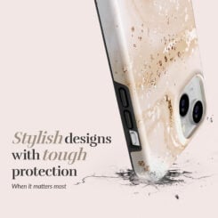 MIO Gold Marble Magsafe Compatible for iPhone 15 Pro Max - Afbeelding 3