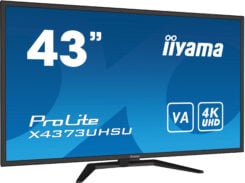iiyama ProLite X4373UHSU-B1 computer monitor 108 cm (42.5") 3840 x 2160 Pixels 4K Ultra HD Zwart
