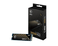MSI SPATIUM M452 PCIE 4.0 NVME M.2 1TB internal solid state drive PCI Express 4.0 3D NAND - Afbeelding 2