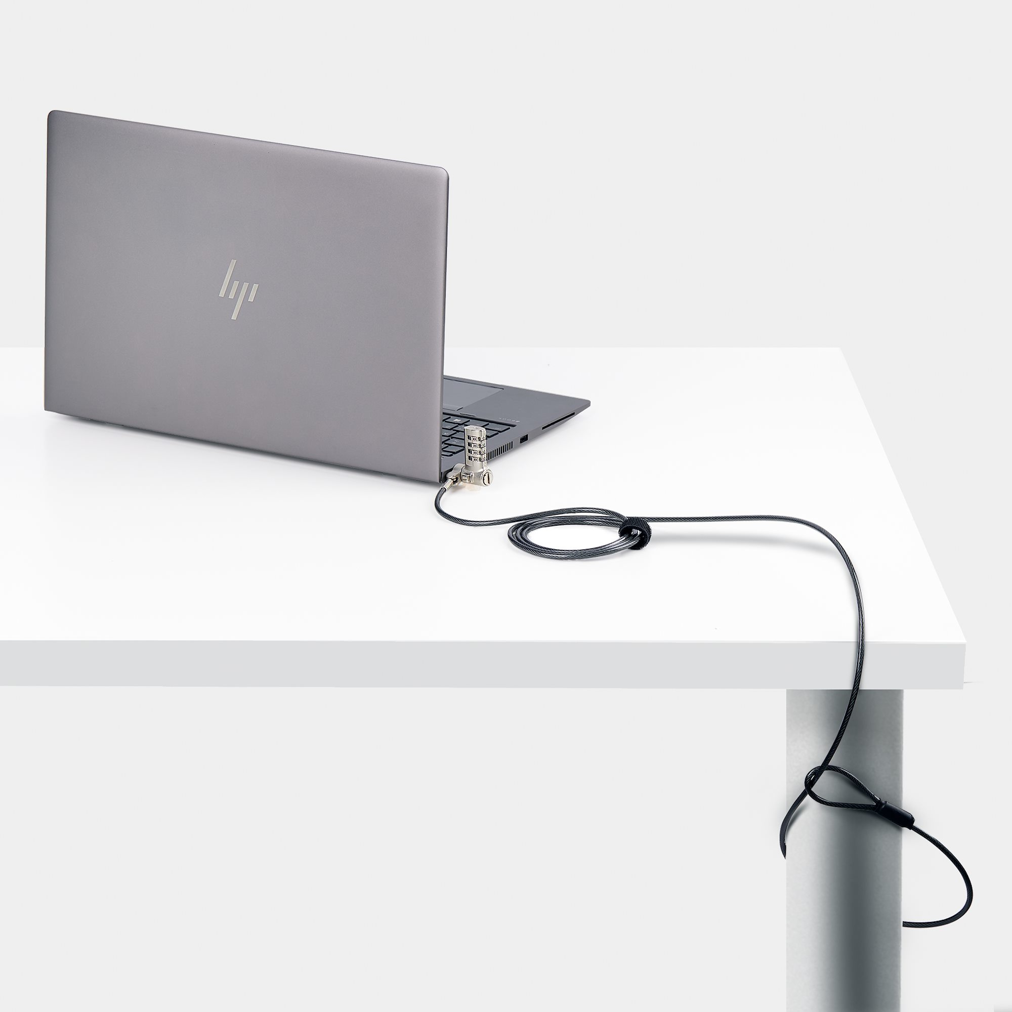 StarTech.com 2m Universeel Laptop Kabelslot, Anti-diefstal Kabelslot, Security Kabel voor Notebook Compatibel met Noble Wedge®/Nano/K-Slot, Laptop Cijferslot/Combinatieslot, Snijbestendig, Stalen Beveiligingskabel voor Laptop - Afbeelding 5