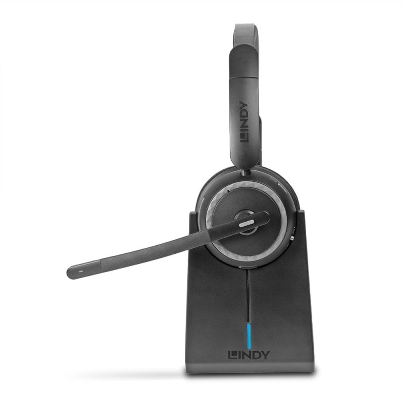 Lindy L118 Headset Draadloos Hoofdband Kantoor/callcenter USB Type-C Bluetooth Oplaadhouder Zwart - Afbeelding 3
