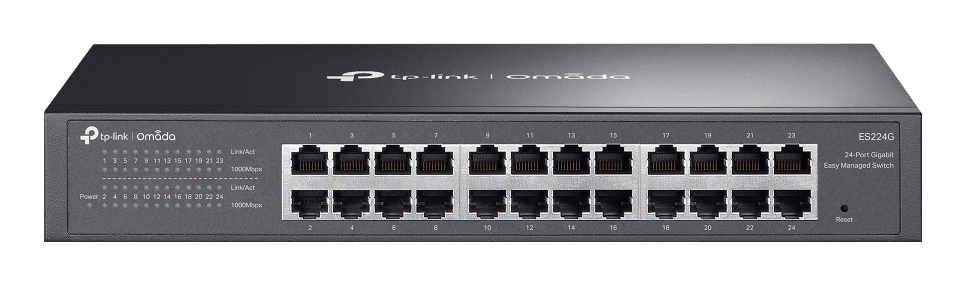 TP-Link Omada ES224G netwerk-switch Managed L2 Gigabit Ethernet (10/100/1000) Zwart - Afbeelding 2