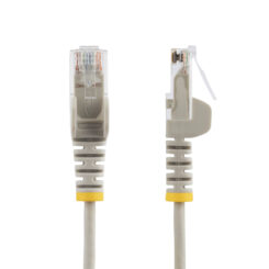 StarTech.com 7m Dunne CAT6 Ethernet Kabel, Grijs, Snagless, 100W PoE, UTP, LSZH, 28AWG Pure Koperdraad, Slim RJ45 Netwerk Patchkabel met Trekontlasting, Fluke Getest - Afbeelding 3