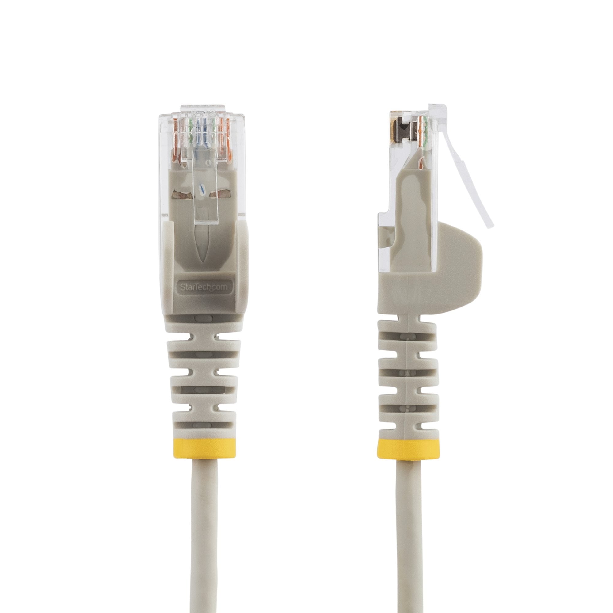 StarTech.com 7m Dunne CAT6 Ethernet Kabel, Grijs, Snagless, 100W PoE, UTP, LSZH, 28AWG Pure Koperdraad, Slim RJ45 Netwerk Patchkabel met Trekontlasting, Fluke Getest - Afbeelding 3