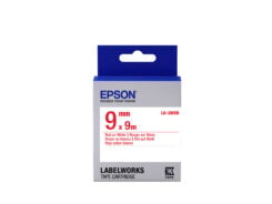 Epson Standard Tape- LK-3WRN Std Red/Wht 9/9 - Afbeelding 2