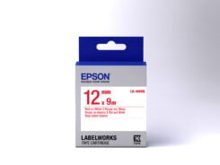 Epson Standard Tape - LK-4WRN Std Red/Wht 12/9 - Afbeelding 3