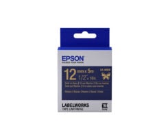 Epson Label Cartridge Satin Ribbon LK-4HKK, goud/marineblauw 12 mm (5 m)