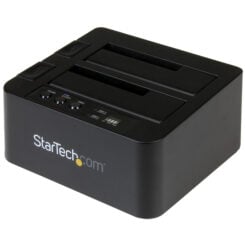 StarTech.com Standalone USB 3.1 Hard Drive Cloner, Dual Bay HDD/SSD Kloner/Copier, 10Gbps USB naar SATA III HDD/SSD Docking Station, Harde Schijf Duplicator Dock, Hard Disk Copy