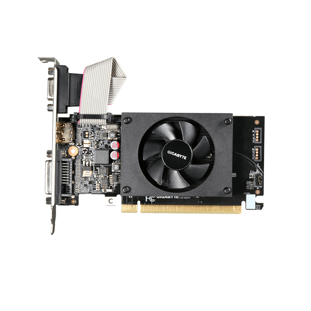 GIGABYTE GV-N710D3-2GL videokaart NVIDIA GeForce GT 710 2 GB GDDR3 - Afbeelding 2
