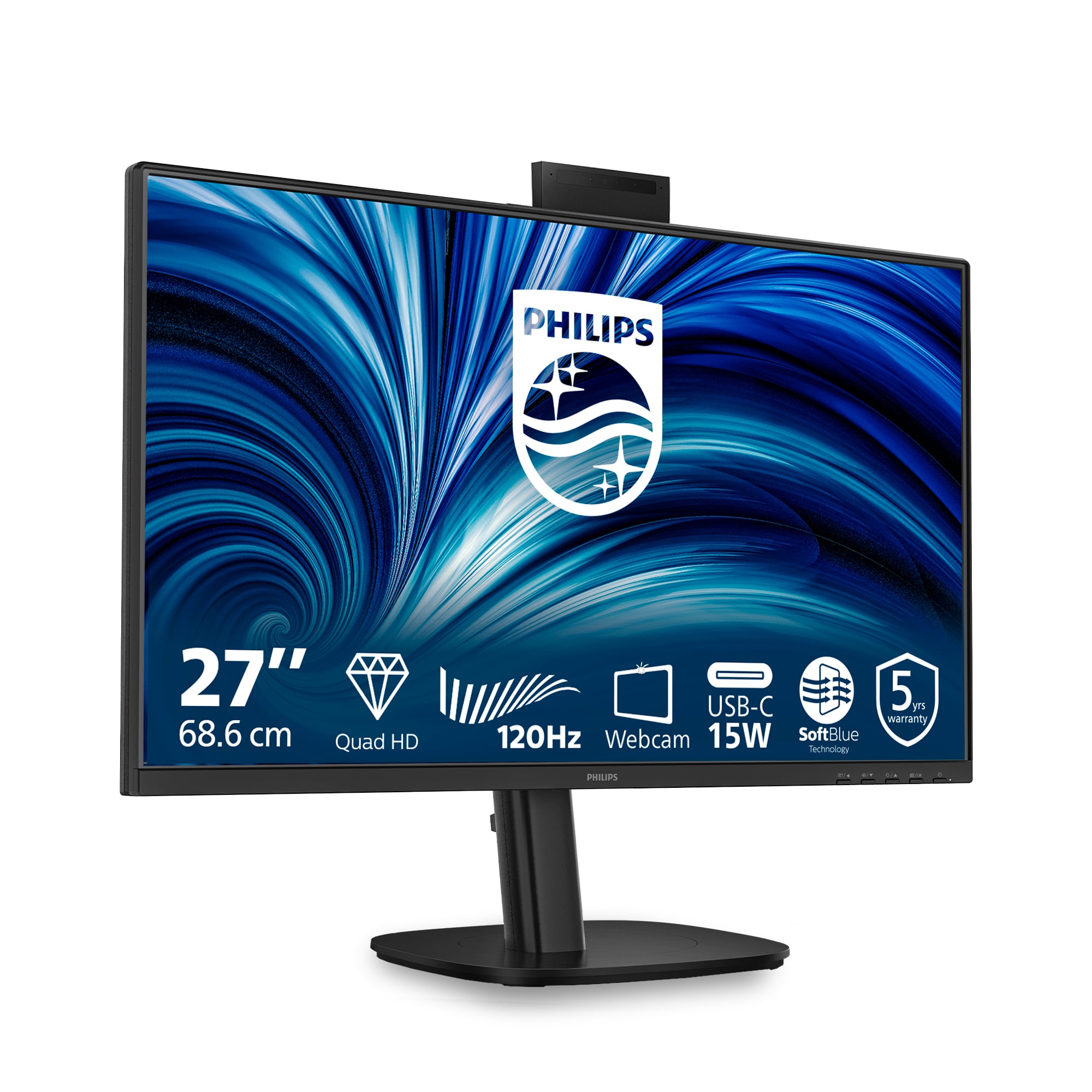 Philips 27B2N3500JH computer monitor 68,6 cm (27") 2560 x 1440 Pixels Quad HD LCD Zwart - Afbeelding 3