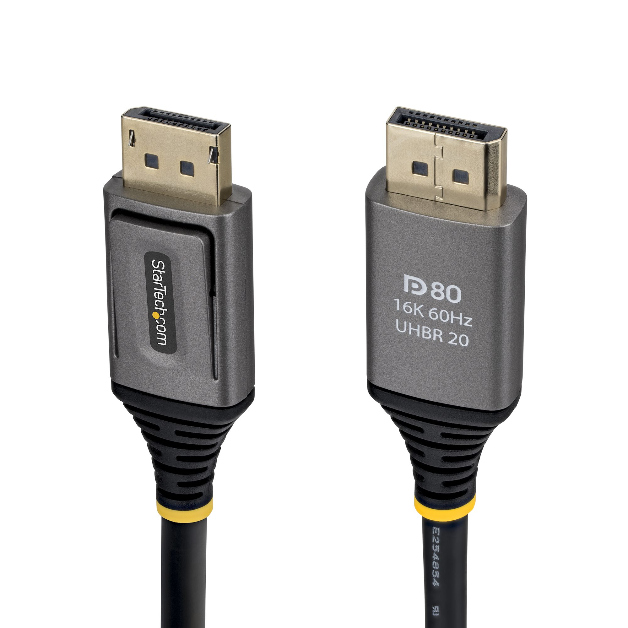 StarTech.com 1,5m DisplayPort 2.1 Kabel, VESA Gecertificeerde DP80 DisplayPort Kabel, Ongecomprimeerde 10K/8K 60Hz, 16K 60Hz/8K 240Hz met DSC 1.2a, DP 2.1 Kabel - Afbeelding 2