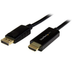 StarTech.com 5m DisplayPort naar HDMI Kabel, 4K 30Hz, DisplayPort naar HDMI Adapter Kabel, DP 1.2 naar HDMI Monitor Kabel Converter, Latching DP Connector, Passieve DP naar HDMI Kabel
