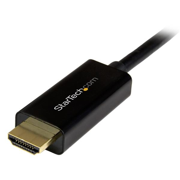 StarTech.com 5m DisplayPort naar HDMI Kabel, 4K 30Hz, DisplayPort naar HDMI Adapter Kabel, DP 1.2 naar HDMI Monitor Kabel Converter, Latching DP Connector, Passieve DP naar HDMI Kabel - Afbeelding 5
