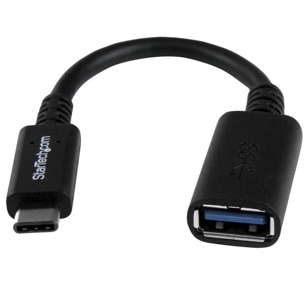 StarTech.com 15cm USB-C naar USB-A Adapter, USB 5Gbps, 3A, USB-C Male naar USB-A Female Converter, USB-IF Gecertificeerd - Thunderbolt Compatibel - Afbeelding 2